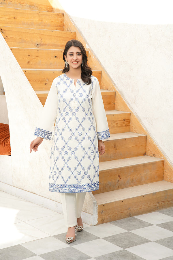 2-PC Embroidered Luxury Lawn